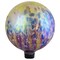 Northlight 10" Yellow and Blue Iridescent Reflective Glass Outdoor Garden Gazing Ball